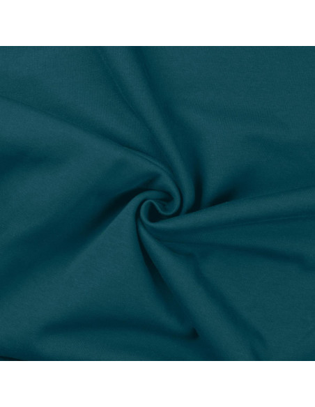 Tejido de sudadera - Azul petróleo