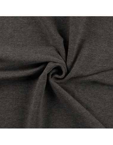 Tejido de sudadera - Gris jaspeado