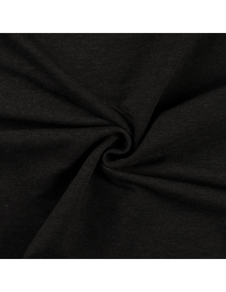 Tejido de sudadera - Gris jaspeado oscuro