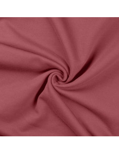 Tejido de sudadera afelpado - Rosa palo