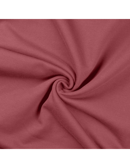 Tejido de sudadera afelpado - Rosa palo