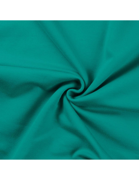 Tejido de sudadera afelpado - Esmeralda