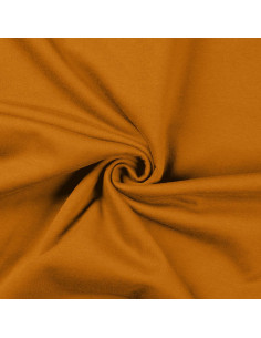 Tejido de sudadera afelpado - Ocre
