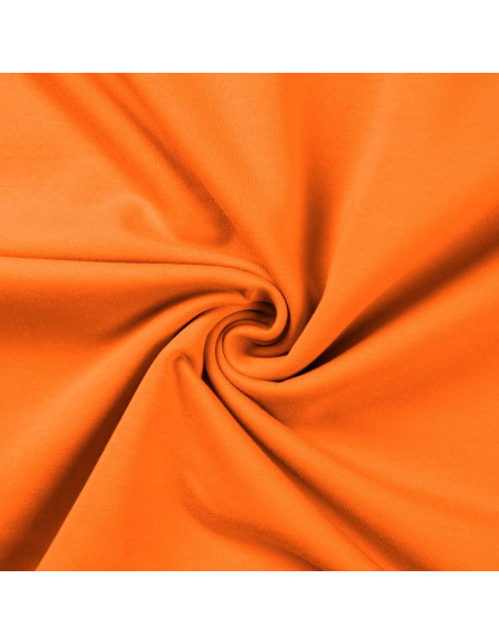 Tejido de sudadera afelpado - Naranja