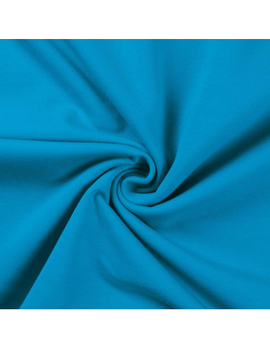 Tejido de sudadera afelpado - Turquesa