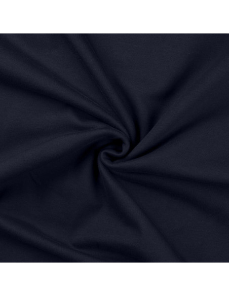 Tejido de sudadera afelpado - Azul marino