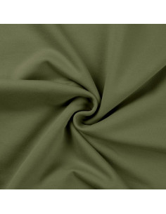 Tejido de sudadera afelpado - Caqui