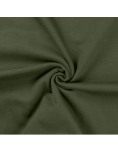 Tejido de sudadera afelpado - Verde militar
