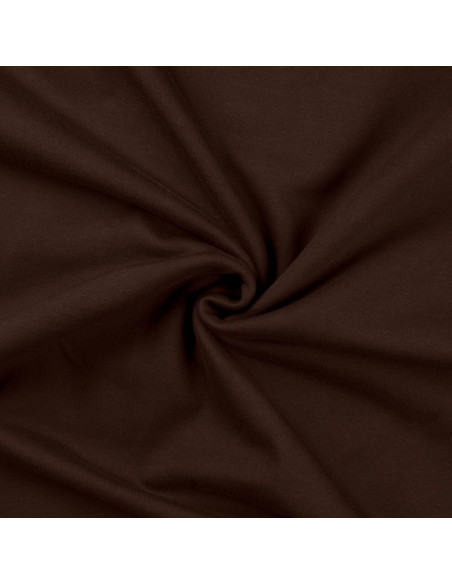 Tejido de sudadera afelpado - Marrón oscuro