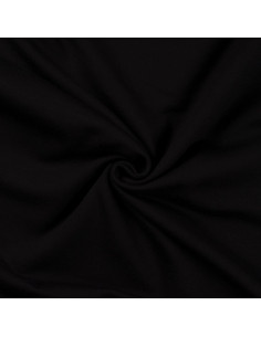 Tejido de sudadera afelpado - Negro