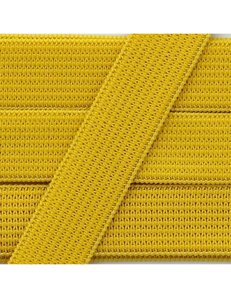 Elástico suave de 15 mm - Amarillo