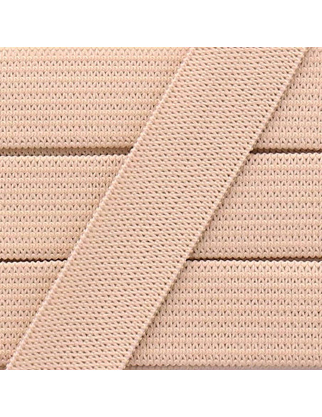 Elástico suave de 15 mm - Beige