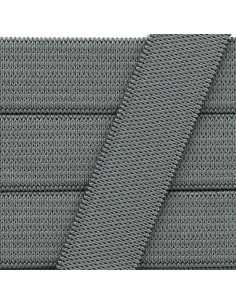 Elástico flexible de 15 mm - Gris oscuro