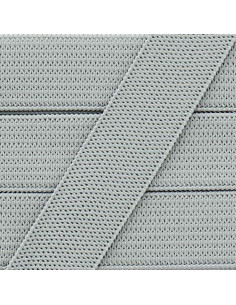 Elástico suave de 15 mm - Gris claro