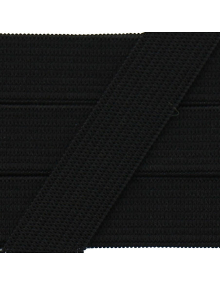 Elástico flexible 15 mm - Negro