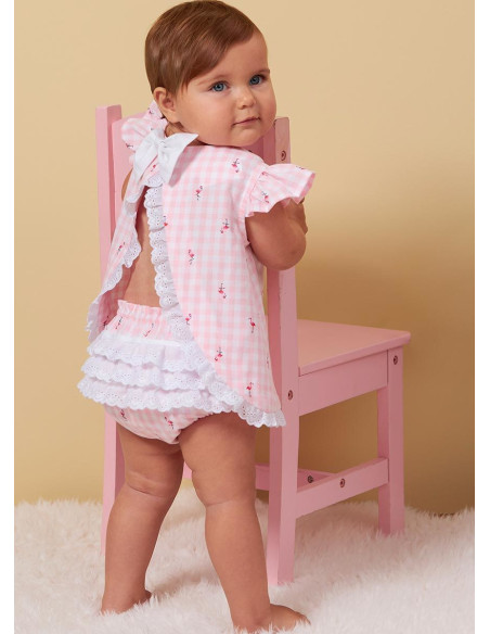 Patrón de blusa y braga para bebés - Butterick 6884