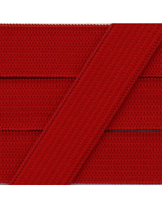 Elástico flexible 15 mm - Rojo