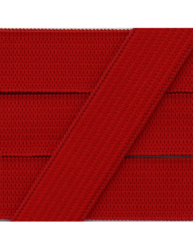 Elástico flexible 15 mm - Rojo