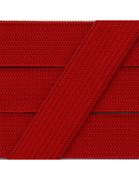 Elástico flexible 15 mm - Rojo