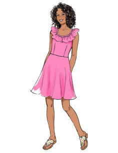 Patrón de vestido - Butterick 6888 2