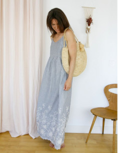 Patrón de camiseta sin mangas o vestido Crepúsculo - Atelier Scämmit