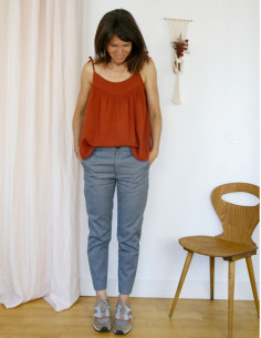 Patrón de camiseta sin mangas o vestido Crepúsculo - Atelier Scämmit 2
