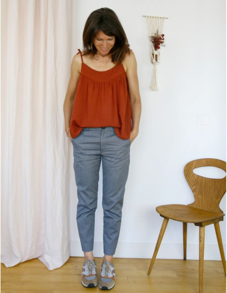 Patrón de camiseta sin mangas o vestido Crepúsculo - Atelier Scämmit