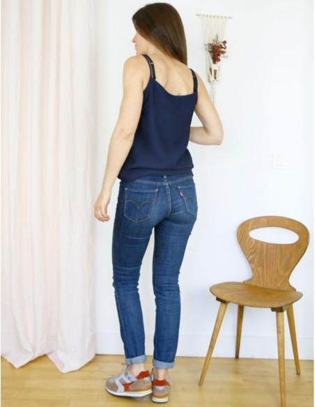 Patrón de camiseta sin mangas o vestido Crepúsculo - Atelier Scämmit