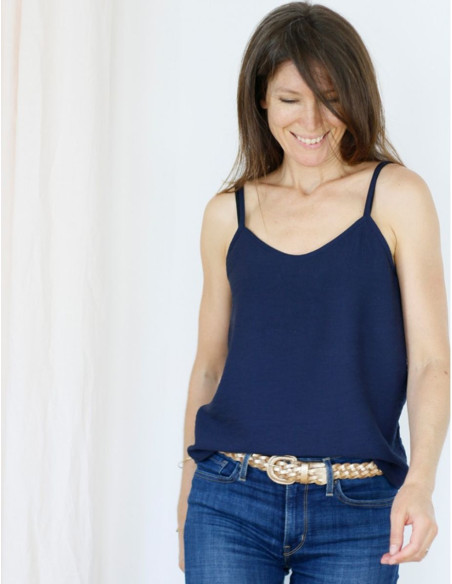 Patrón de camiseta sin mangas o vestido Crepúsculo - Atelier Scämmit