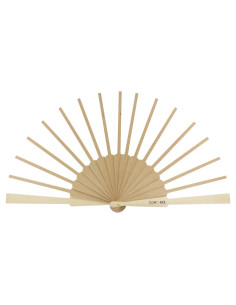 Montura de abanico de madera