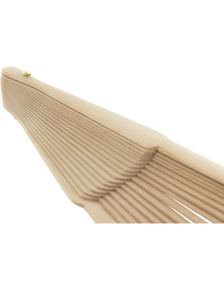 Montura de abanico de madera