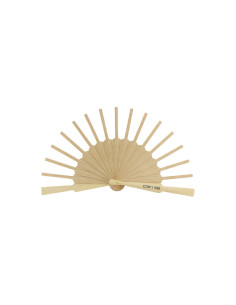 Montura de pequeño abanico de madera