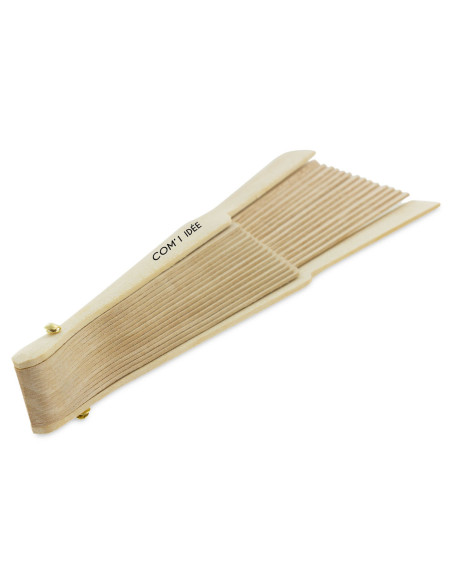 Montura de pequeño abanico de madera