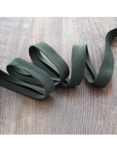 Cinta de terciopelo de canalé - Verde