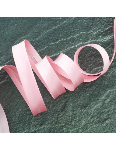 Cinta al bies de viscosa - Rosa bebé