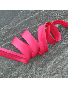 Cinta al bies de viscosa - Fucsia