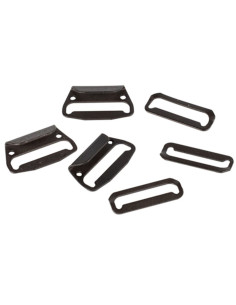 Ganchos de cierre planos para faldas 20 mm negro Bohin 2