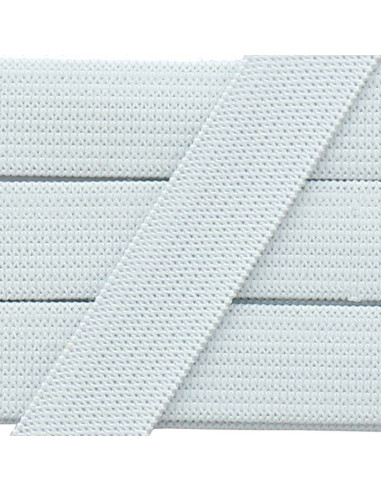 Elástico suave de 15 mm - Blanco