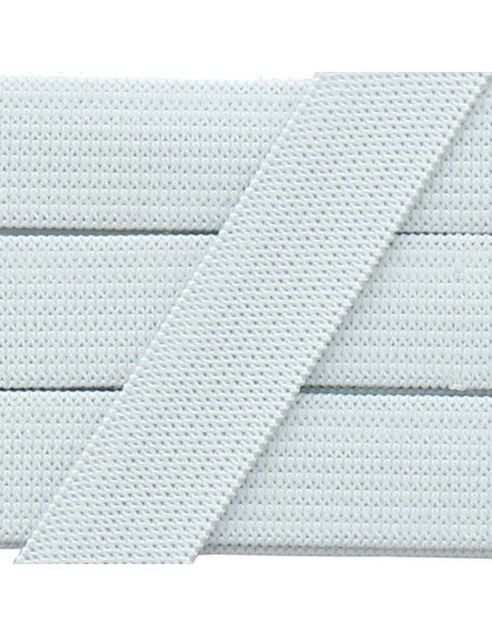 Elástico suave de 15 mm - Blanco