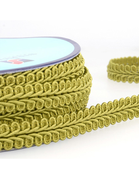 Galón y estilo Chanel - Verde oliva