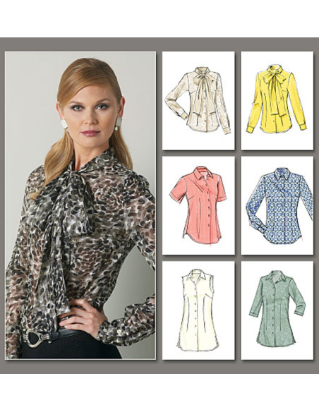 Patrón de blusa - Vogue 8772