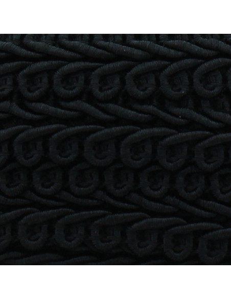 Galón con estilo Chanel - Negro
