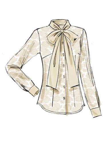 Patrón de blusa - Vogue 8772