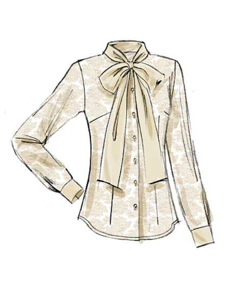Patrón de blusa - Vogue 8772