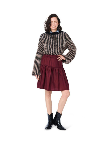 Patrón de falda - Burda 5978