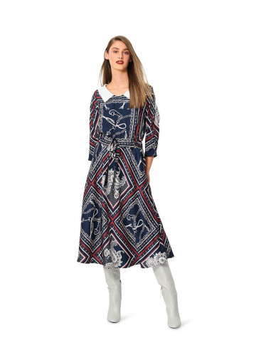 Patrón de vestido y blusa - Burda 5980