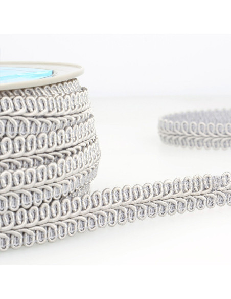 Galón con estilo Chanel - Gris perla