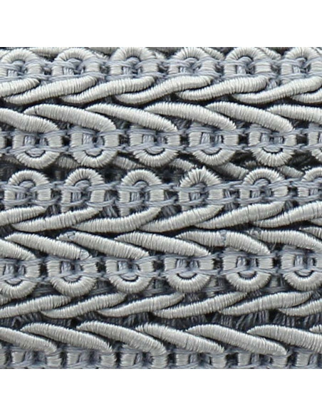 Galón con estilo Chanel - Gris perla