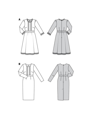 Patrón de vestido - Burda 5983
