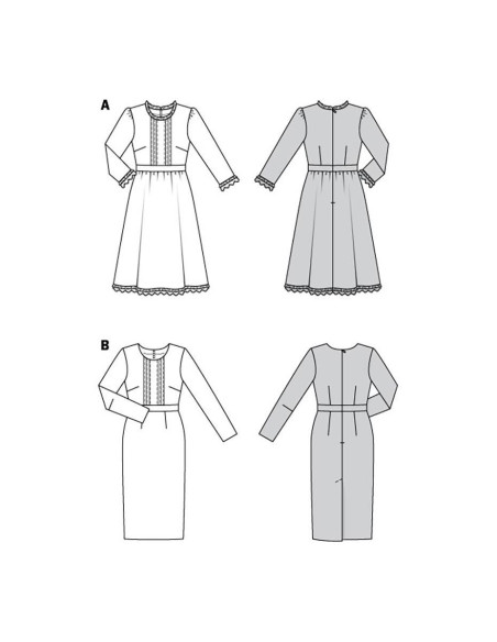 Patrón de vestido - Burda 5983